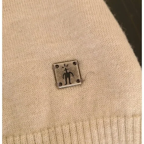 Smartwool Women’s Crew Neck Sweater Merino Wool Blend Striped Sleeves Size S - Picture 5 of 9